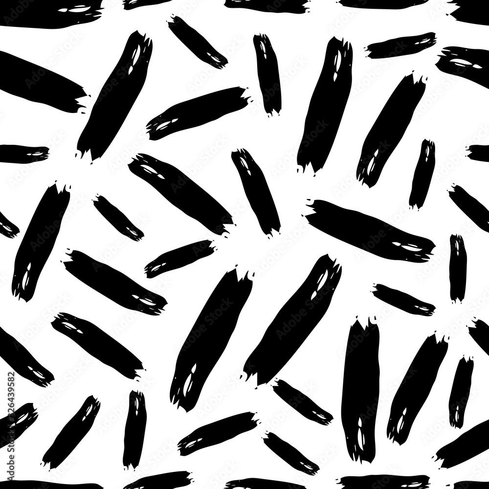 Seamless Pattern with hand drawn scribble smears Seamless Pattern with hand drawn scribble smears