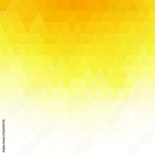 Yellow Polygonal Mosaic Background, Creative Design Templates