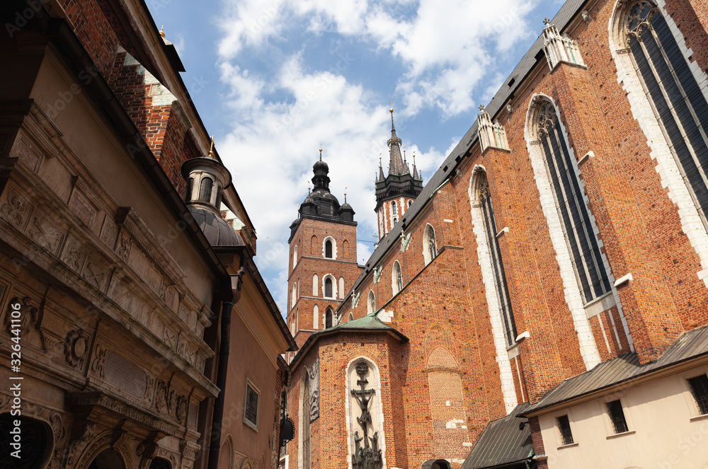 Architecture of old Krakow