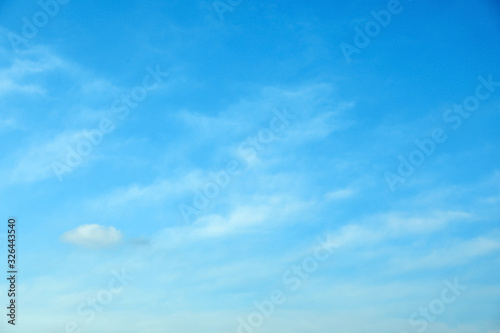 Fototapeta Naklejka Na Ścianę i Meble -  Picturesque view of beautiful light blue sky