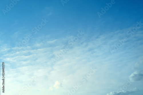 Picturesque view of beautiful light blue sky