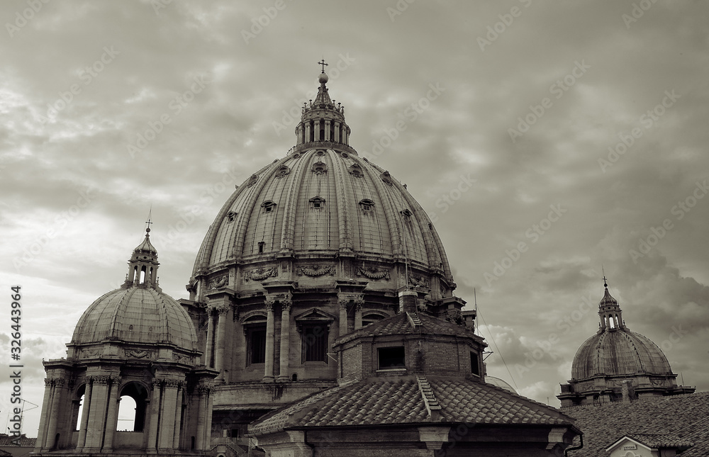 Rome St. Peter's Basilica an ancient city Rome St. Peter's Basilica an ancient city