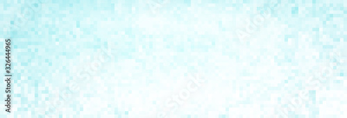 Pale turquoise pixel background. Subtle vector pattern