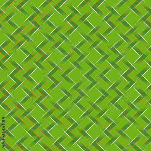 Tartan  Seamless Pattern  Background to St. Patrick's Day.