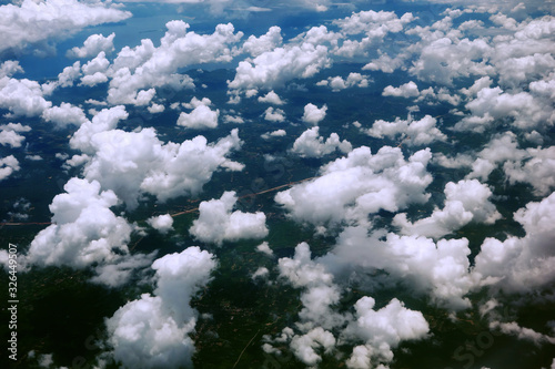clouds from above