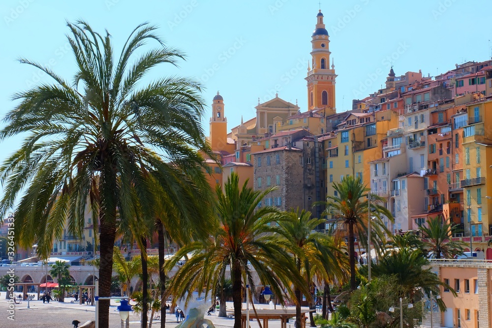 Naklejka premium Menton, French Riviera
