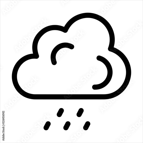 Printer icon on white background. Facsimile, inkjet printers illustration.