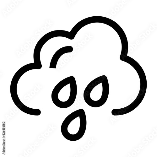 Printer icon on white background. Facsimile, inkjet printers illustration.