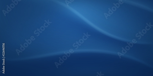 Abstract background with wavy surface in blue colors