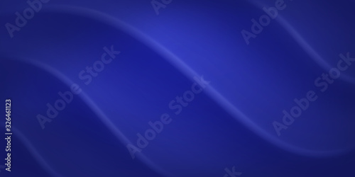 Abstract background with wavy surface in blue colors
