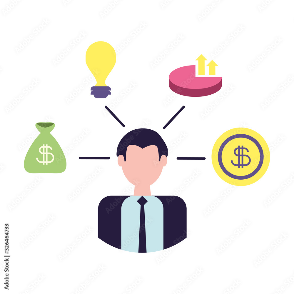 businessman in analysis and planning of ideas businessman in analysis and planning of ideas
