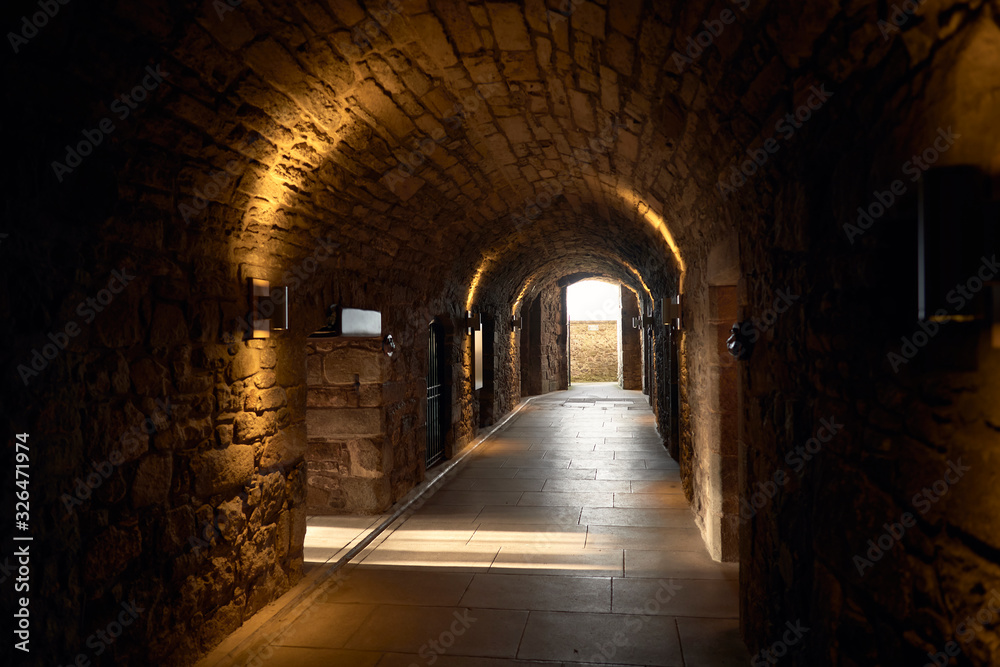 Photograph of the interiors of Stirling Castle. Stirling, Esocia, 3-1-2020