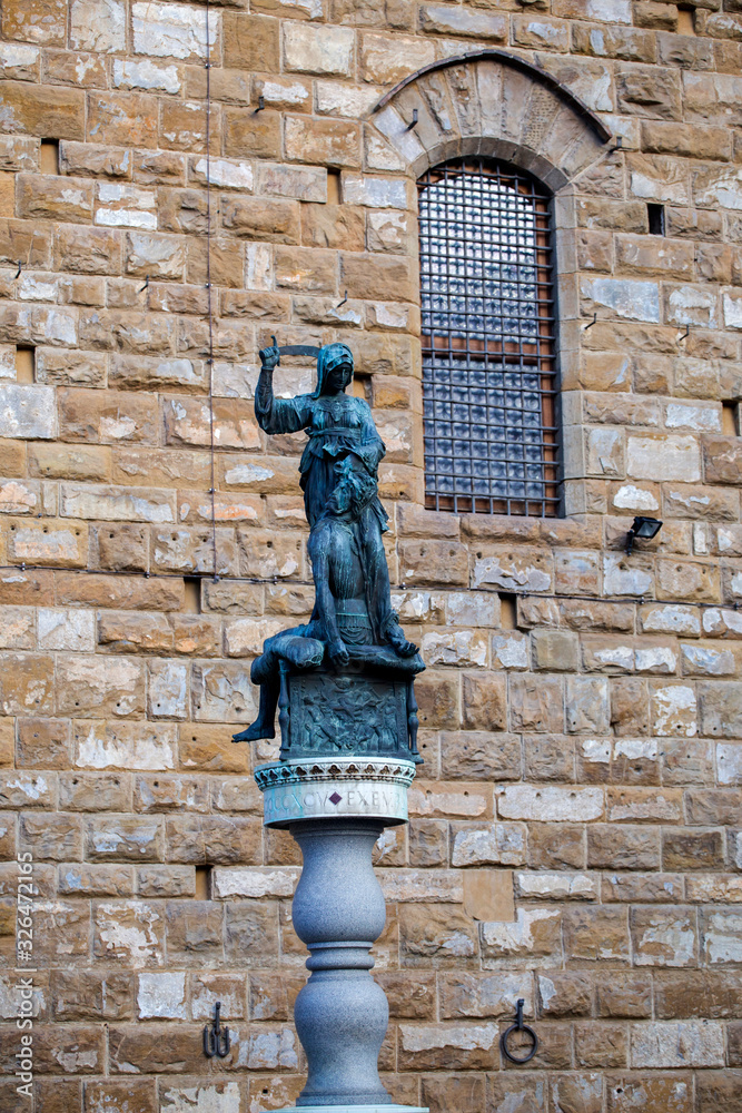 Naklejka premium Statue in Florence, Italy