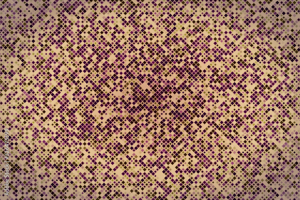 Abstract pixel mosaic color illustration. Squares and bricks. Abstract pixel mosaic color illustration. Squares and bricks.