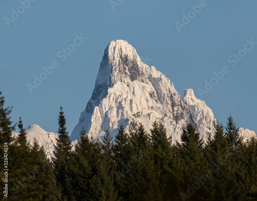 White Mount Slesse peak photo