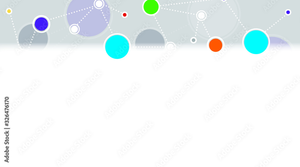 abstract background with colored circles
