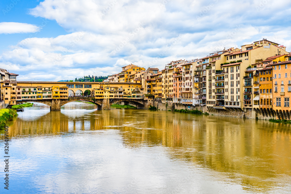 The Old Bridge in Florence, Tuscany, Italy