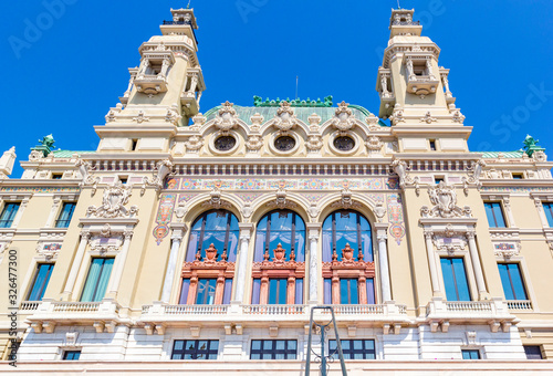 Casino of Monte-Carlo in principality of Monaco, southern France