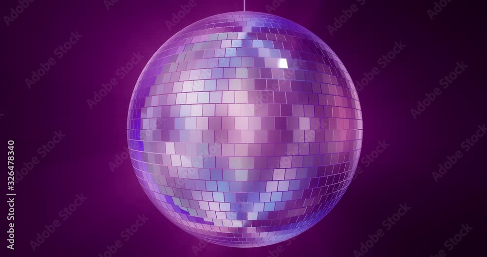 Abstract disco ball animation loop