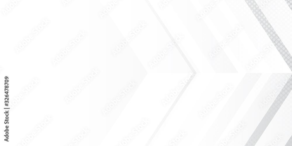 White abstract arrow halftone dot background with copy space White abstract arrow halftone dot background with copy space