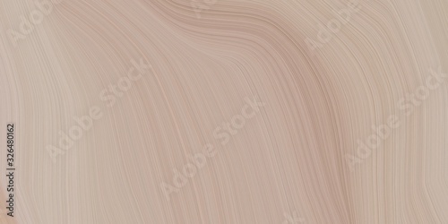 background graphic with modern soft curvy waves background design with tan  pastel gray and gray gray color