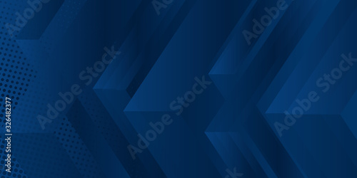 Modern Blue Arrow Shine Light Presentation Background. Vector illustration design for presentation, banner, cover, web, flyer, card, poster, wallpaper, texture, slide, magazine, and powerpoint. 
