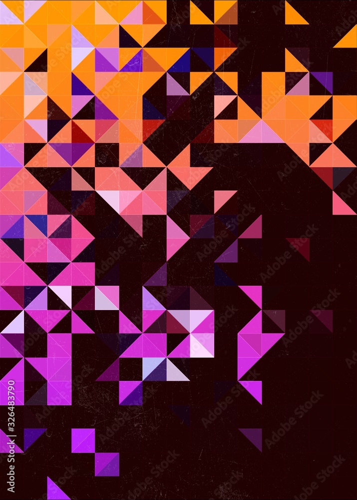 Abstract Geometric Art,Aesthetic Synthwave Cyberpunk Art,Synthwave Poster,Cyberpunk Print,Cyberpunk 80s 90s Synthwave Artwork, Gift for Him,Gift for Her,Home Decor Wall Art,Abstract Painting