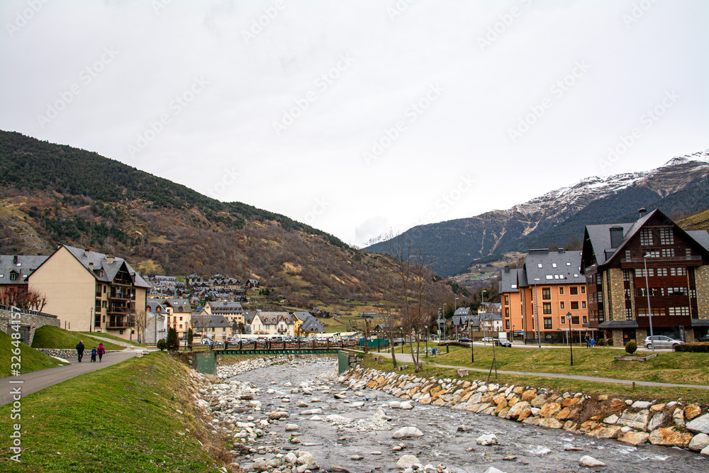 Vielha in Vall d'Aran, Catalonia (Spain).