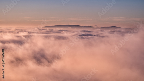 Fototapeta Naklejka Na Ścianę i Meble -  Stunning mountain landscape. Bieszczady Mountains. Poland.
