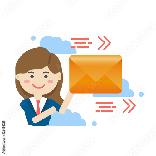 E-mail concept. Marketing e-mail.