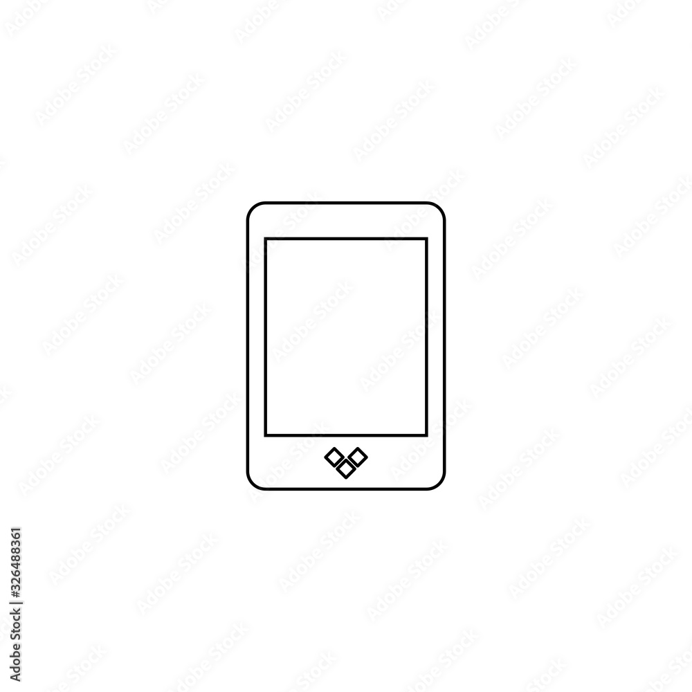 Mobile phone icon. Device button. Logo design element Mobile phone icon. Device button. Logo design element