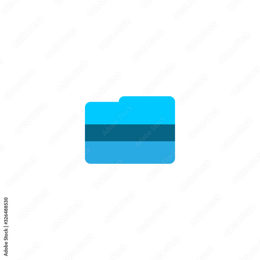 Folder icon. File archive symbol. Logo design element Folder icon. File archive symbol. Logo design element