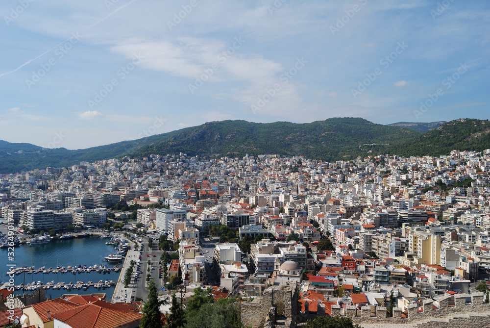 City of Kavala in Greece