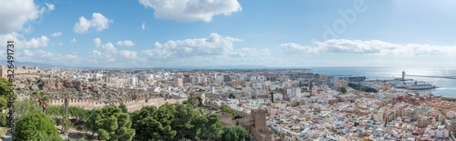 panoramic view of Almeria in Spain © julien leiv