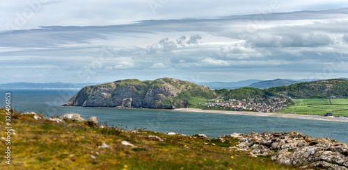 View of Llandudno - town in Wales, United Kingdom in a summer day