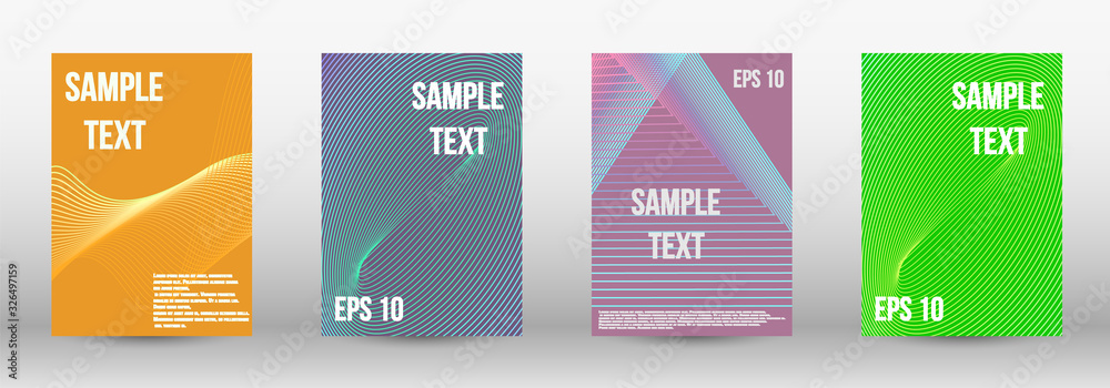 Geometric template with lines Geometric template with lines