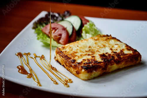 Saganaki, Greek food