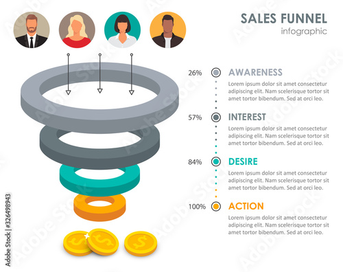Vector infographic template