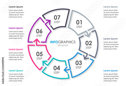 Vector infographic template
