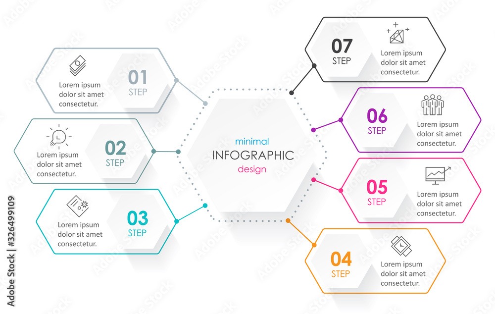 Vector infographic template Vector infographic template