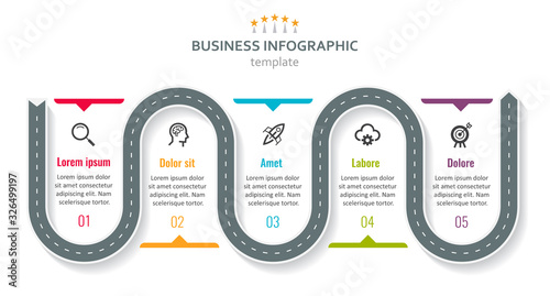 Vector infographic template