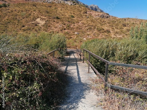   Camino de piedras Torcal provincia de M  laga Andaluc  a Espa  a