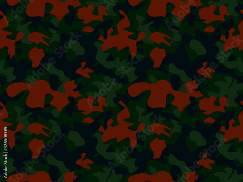 Full seamless camouflage texture skin pattern vector for military textile. Usable for Jacket Pants Shirt and Shorts. Dirty army camo masking design for hunting fabric print and wallpaper. 