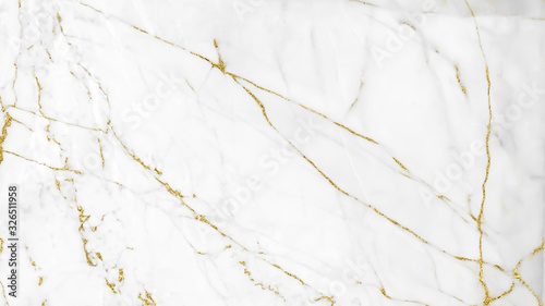White and gold marble texture background design for your creative design  © TON_PHOTO