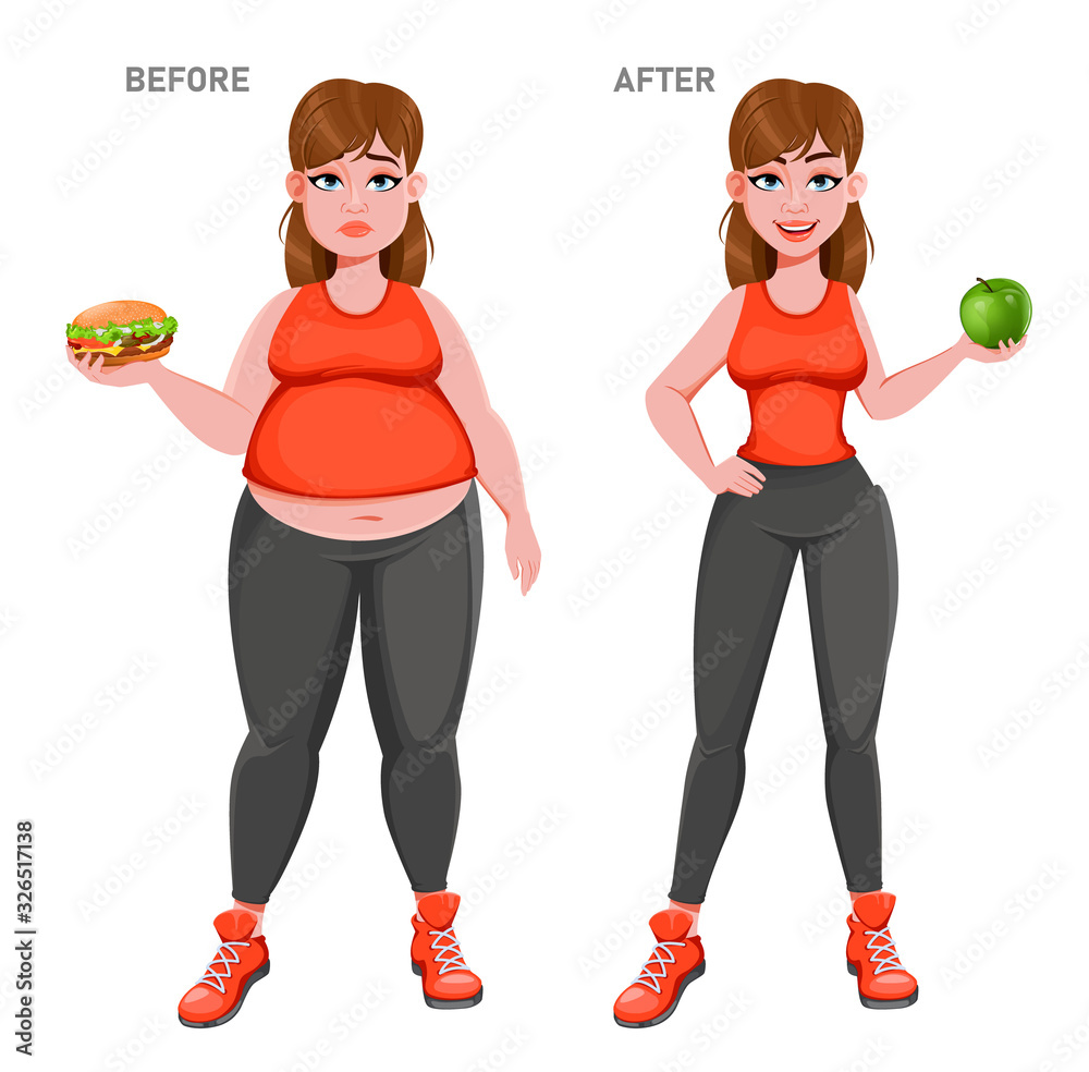 Nice girl before and after weight loss Nice girl before and after weight loss