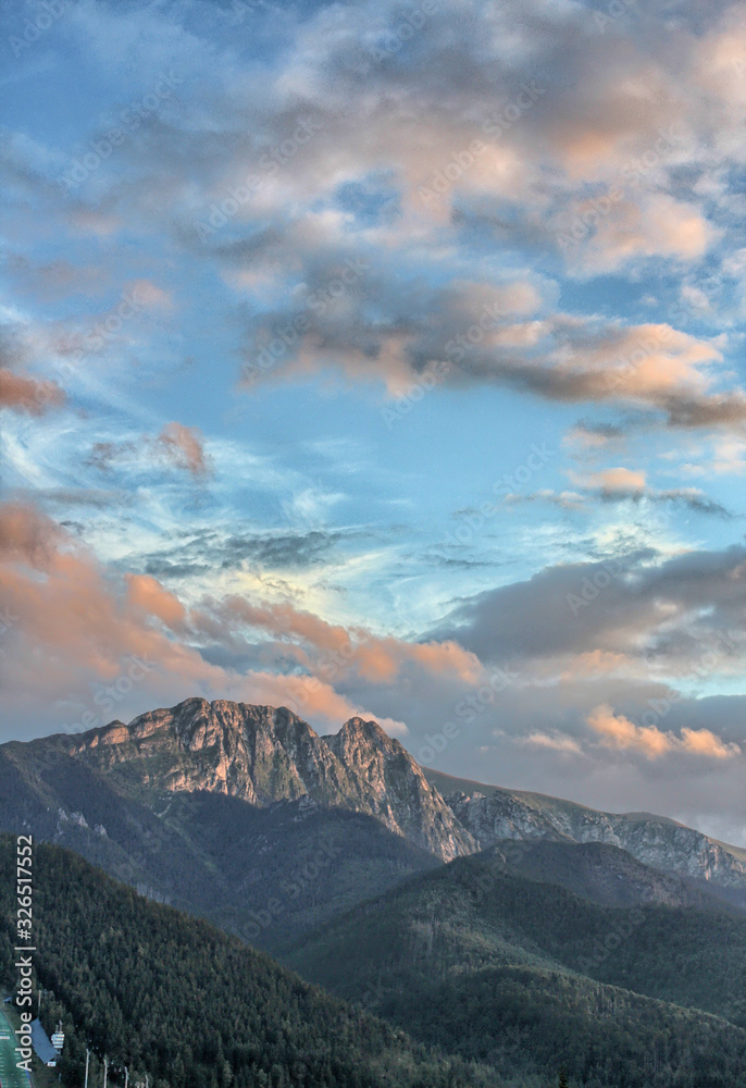 Giewont mountain in Tatras - Poland