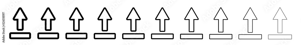 Upload Arrow Icon Black Line | Arrows Up Illustration | File Data Transfer Symbol | Web Export Logo | Computer Browser Sign | Isolated | Variations Upload Arrow Icon Black Line | Arrows Up Illustration | File Data Transfer Symbol | Web Export Logo | Computer Browser Sign | Isolated | Variations