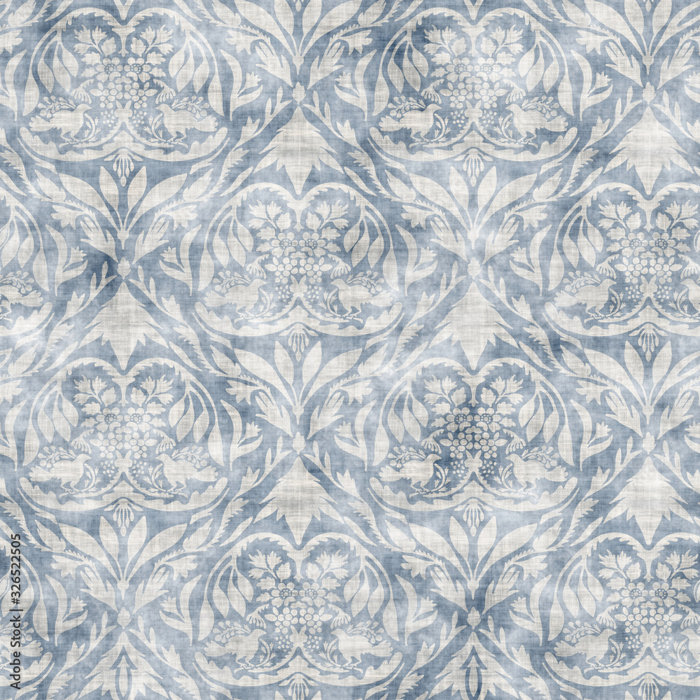 Blue Interior Wallpaper Texture