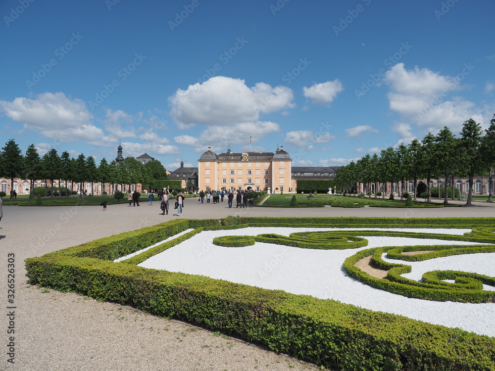 Obraz premium Schloß Schwetzingen und Schloßgarten