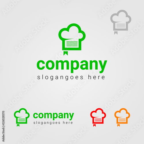Chef Guide logo vector iconic symbol